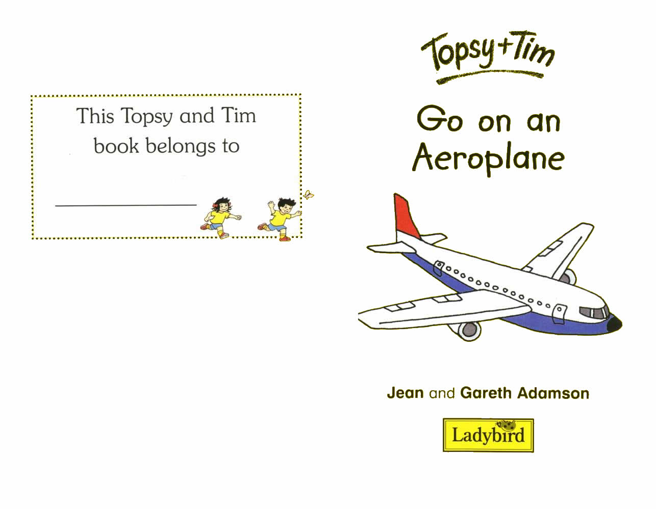 Ladybird - Topsy Tim Books - Go On An Aeroplane (02),绘本,绘本故事,绘本阅读,故事书,童书,图画书,课外阅读